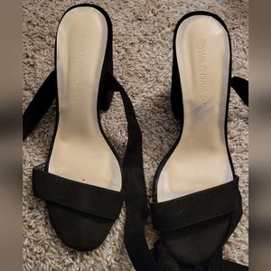 Wild Diva Strappy wrap heels